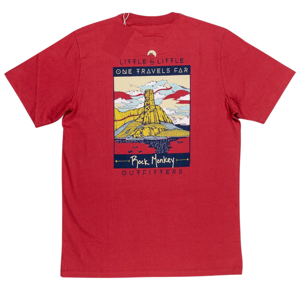 One Travels Far Tee - Short Sleeve - Red