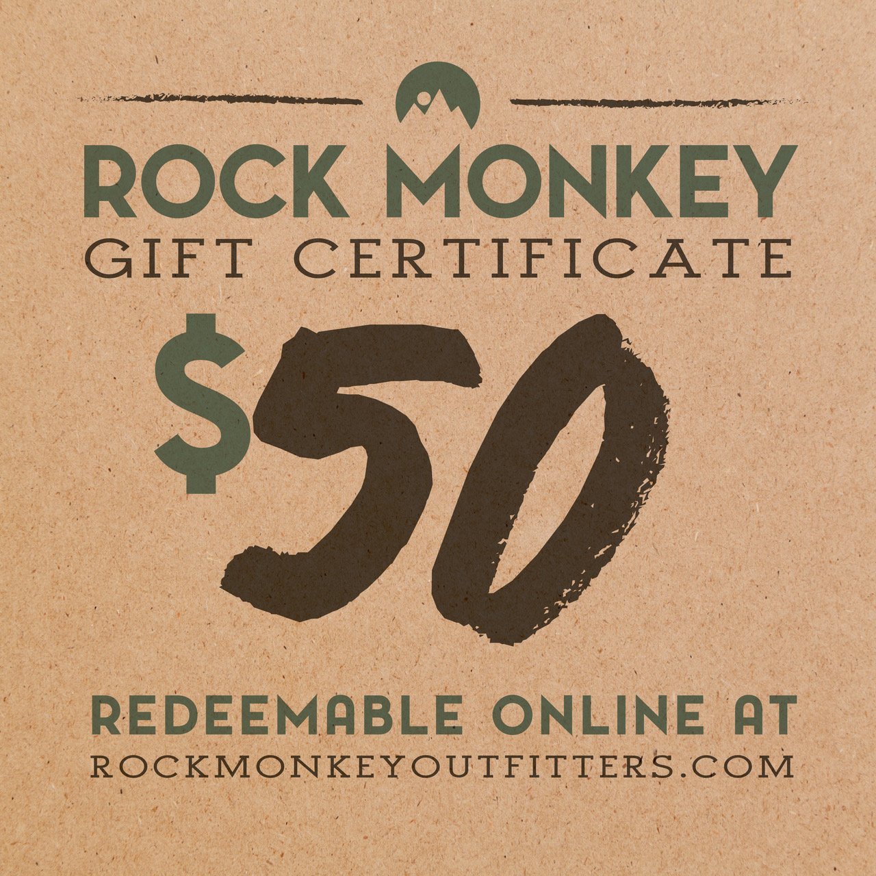 Rock Monkey Outfitters Gift Card-Accessories-Rock Monkey Outfitters