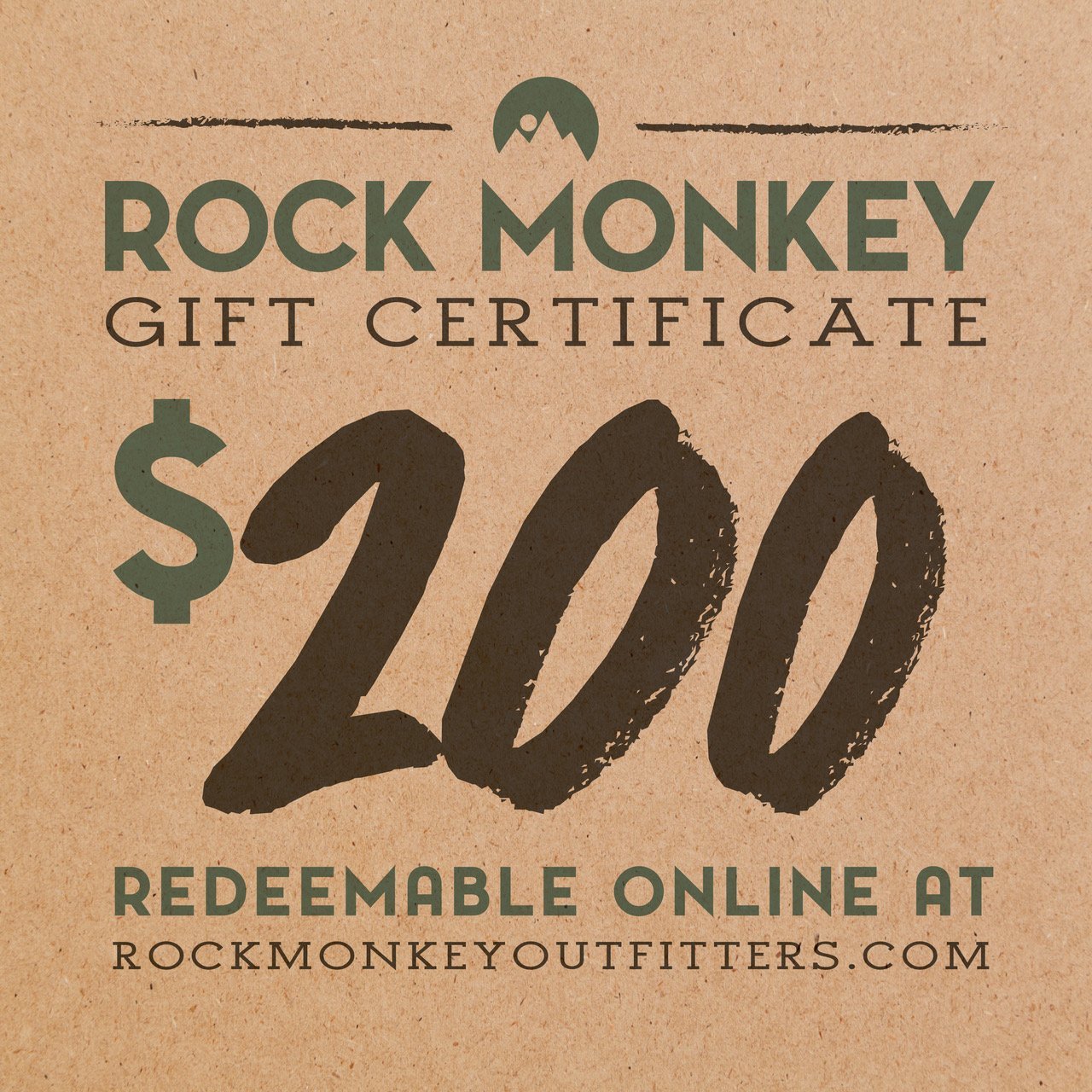 Rock Monkey Outfitters Gift Card-Accessories-Rock Monkey Outfitters